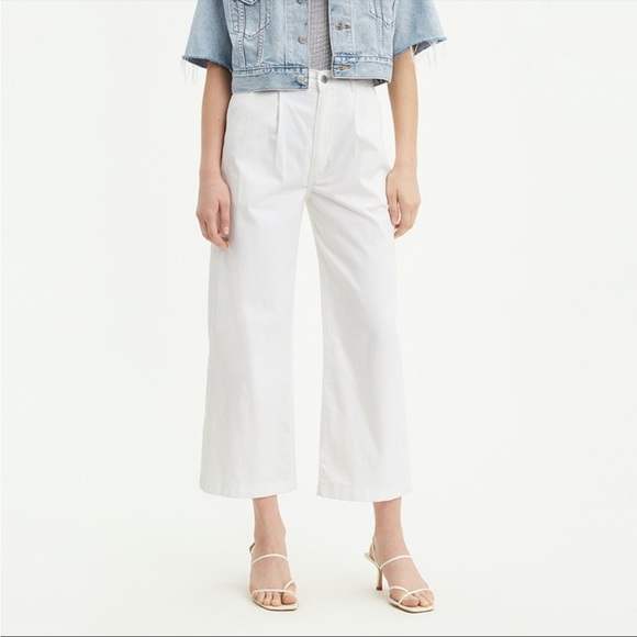 Levis Pleated Wide Leg Pants - Picture 1 of 6